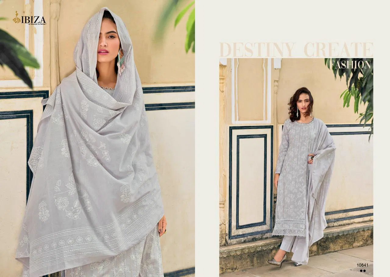 Simayaa By Ibiza Lawn Cotton Printed Salwar Kameez Suppliers In India
